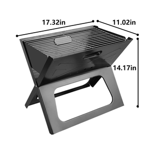 <span class=keywords><strong>Barbecue</strong></span> Elettrico Portatile Pieghevole in Acciaio Inox Fire Sense per Campeggio, Viaggi, Picnic, Giardino e Spiaggia - Product Image 2