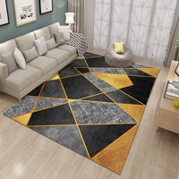 Modern Eco-Friendly Abstract Decor Area Rugs Machine Made Medium Pile Easy Clean Home Office Carpet Floor Mat Anti-Slip