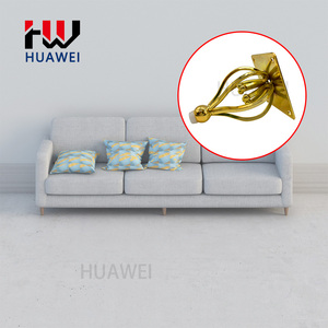 Meubles ronds en forme de cône pieds de canapé Table basse <span class=keywords><strong>pied</strong></span> de canapé en métal <span class=keywords><strong>fer</strong></span> or motif de fleur en spirale pieds de lit <span class=keywords><strong>chaise</strong></span> pieds - Product Image 5