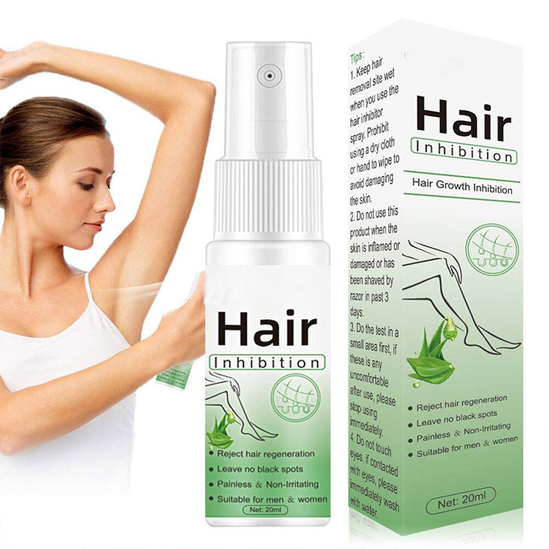Мощное постоянное безболезненное удаление волос спрей для остановки роста волос ингибитор сужение пор крем для гладкого восстановления кожи