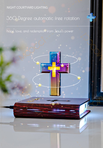 Regalos Religiosos del Fabricante Original, Cruz Magnética Flotante con Cambio de Color RGB para el Hogar, Artículos para la Pascua - Product Image 5