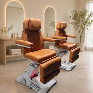 Table de massage électrique réglable pour soins du visage, lit de spa motorisé pour cils avec commande au pied pour salon - Product Image 3