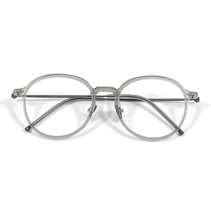 Montures de lunettes Mirror One en titane pur, monture ronde complète, légères, pour femmes, 9209, origine Danyang, verres en plastique - Product Image 2