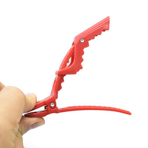 Salon de <span class=keywords><strong>coiffure</strong></span> pince à cheveux alligator en plastique 10 pièces <span class=keywords><strong>coiffure</strong></span> pinces colorées outils de teinture de salon - Product Image 4