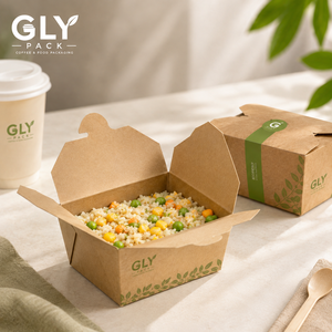 Großhandel Maßgefertigte Kraftpapier Takeaway-<span class=keywords><strong>Box</strong></span> Faltbare Lebensmittelverpackung für <span class=keywords><strong>Burger</strong></span>, Salat, Nudeln und Fast-Food-Lieferung - Product Image 4