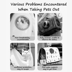 PRODIGY - Transportín Plegable Impermeable Ajustable de Nailon y Poliéster para Perros y Gatos, Estilo Clásico, Mochila para Viajes en Avión y Coche, Transportín de Hombro para Mascotas - Product Image 6