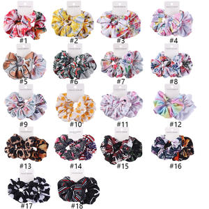 Past Zoete Meisjes Bullet Stof Hairring Super Zachte Hoge Stretch Chouchou Groothandel <span class=keywords><strong>Fancy</strong></span> Bulk Meisjes Chouchou - Product Image 6