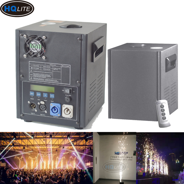 Cold Fireworks Machine Stage Flame Effect Spark Fountain 2-5m for Wedding Party Bars Disco Show Events