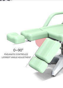 Fabrika tedarikçisi profesyonel özel pnömatik hidrolik ayarlanabilir pembe uzanmış güzellik yatağı kozmetoloji koltuğu yüz masa - Product Image 4