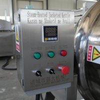 Chaudière à double enveloppe en acier inoxydable de 1000 L / Marmite de cuisson avec chauffage à la vapeur, électrique ou au gaz - Inclinable ou fixe, personnalisable