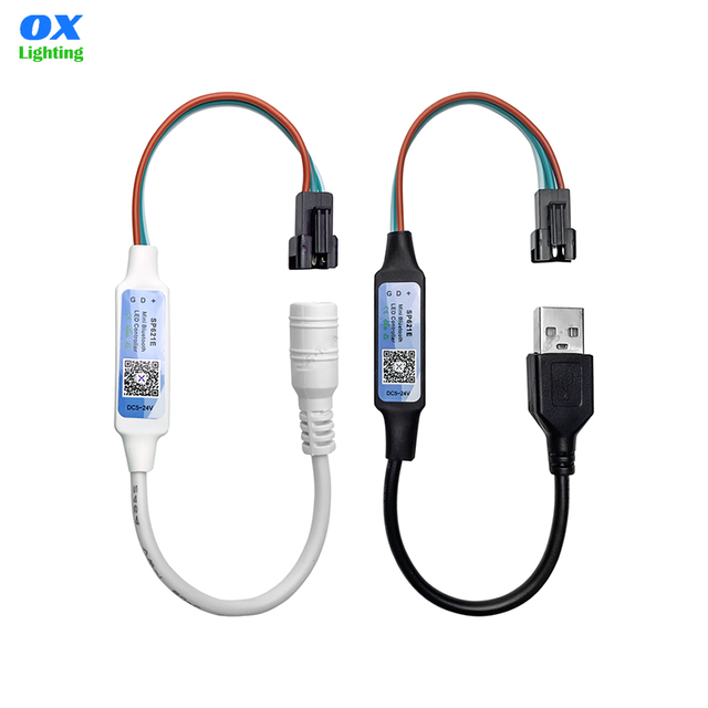 SP621E Controller WS2811 WS2812B Addressable Dynamic Bluetooth Dynamic APP Dimmer RGB Controller