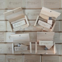 USB Flash Drive putar Mini, Stik USB kayu 8GB 16GB 32GB 4GB 8GB 16GB 32GB untuk hadiah promosi