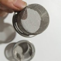 Tutup Filter Baja Tahan Karat Anyaman 304 2.5x1mm Jaring Saringan untuk Filter Pipa
