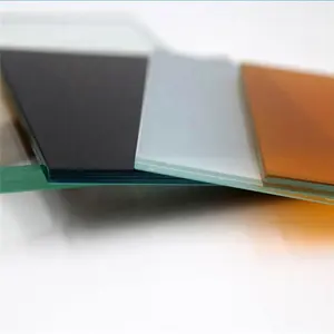 Laminated Safety Glass 6mm 10mm 12mm pvb Colored Clear Tempered Laminated Glass