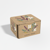 Boîte à rabat pour cosmétiques personnalisée Impression logo Emballage à ergots Boîte cadeau en carton blanc