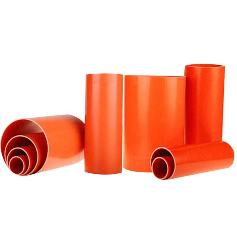 Orange CPVC Electrical PVC Conduit Pipe 6m 100mm 150mm Durable ...