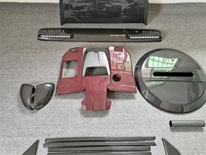 Couvercle de moteur de rétroviseur de toit de becquet de capot en Fiber de carbone sèche de Style B pour Mercedes G Station Wagon W464 G63 G500 - Product Image 4