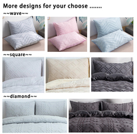 Ensemble de literie en microfibre moderne Offre Spéciale 3 pièces couette tuftée technique tissée 200TC couettes douces pour hôtel