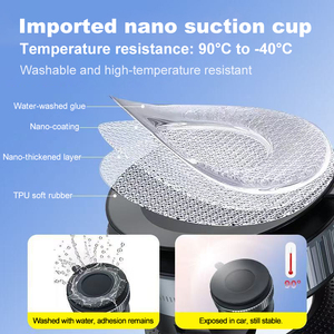 N6 từ đa-góc xoay xe bàn tường Nana hút chân không hút cup di động thông minh Điện thoại di động không dây sạc chủ núi - Product Image 4