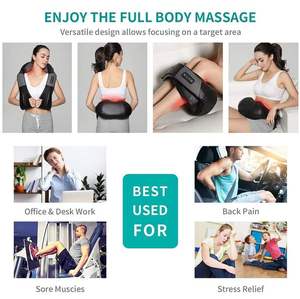 Productos más vendidos masajeador de hombros para amasar cuello y tejido profundo con calor con masajeador de cuello eléctrico de calor - Product Image 3