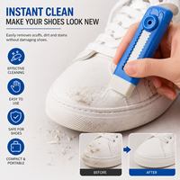 Gomme Nettoyante Portable Colorée pour Chaussures – Caoutchouc de Nettoyage Haute Densité pour Baskets – Éliminateur de Taches Sans Eau – Nettoyage des Marques de Saleté