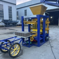 Machine de formage de briques hydraulique QT4-24 avec options de moules personnalisées
