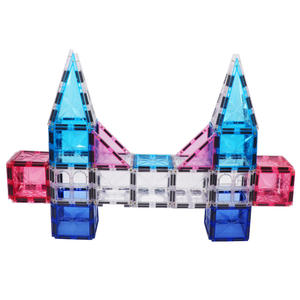 镁景108电脑磁性建筑积木玩具塑料磁性瓷砖建筑教育玩具磁性建筑积木 - Product Image 5