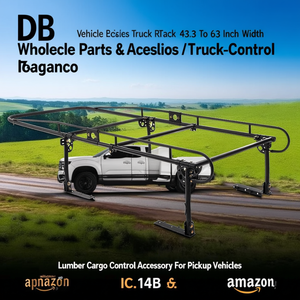 แร็คบรรทุกสินค้าสำหรับรถกระบะ Db Wholesale ขนาด 43.3 ถึง 63 นิ้ว สำหรับควบคุมการขนส่งไม้และสินค้าอื่นๆ - Product Image 2