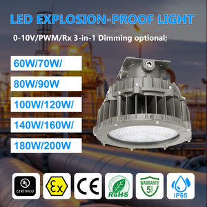 5 năm bảo hành ul 20kv tăng đàn áp IP65 60W 80W 200W 100W dẫn đèn chống cháy nổ cho <span class=keywords><strong>l</strong></span>ĩnh vực dầu - Product Image 3