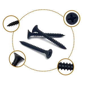 Vis pour cloisons sèches 3,5x25 mm à filetage fin en acier au carbone pour la construction de montants en bois et de charpentes métalliques, solution tout-en-un - Product Image 2