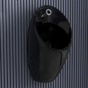 定制设计黑色方便电动壁橱小便池