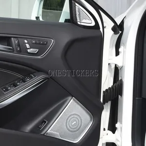 Pour Mercedes Benz Classe A GLA <span class=keywords><strong>CLA</strong></span> W176 X156 C117 W117 Coupé Accessoires de voiture Cache-haut-parleur de tweeter triangulaire de porte Garniture de cadre - Product Image 3
