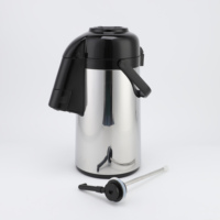 2.5L 3L 3.5L 4L Distributeur isotherme à pompe pour boissons chaudes et froides, Pot à café thermique sous vide