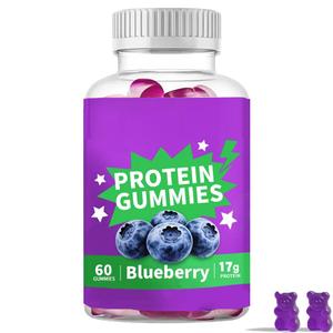 OEM Etiqueta Privada colágeno vitaminas proteína gomosa ganancia muscular gomitas proteína uva gomitas suplemento Vegano para adultos - Product Image 3