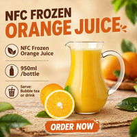 NFC bevroren sinaasappelsap drank, een sapdistributeur, kan worden gebruikt als grondstof voor bubble tea.