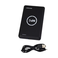 Lecteur-graveur de cartes intelligentes EM4305 T5577, duplicateur RFID ABS pour 125KHz 13.56MHz NFC, programmeur USB, porte-clés ID IC UID