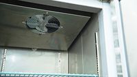 Refrigerador Vertical para Cocina, de 2 Puertas, con Sistema de Enfriamiento por Aire Forzado, Congelador Vertical para Restaurante