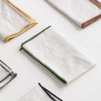Essuie-tout en coton imprimé multi-styles, réutilisable, séchage rapide, sans peluches, avec bord renforcé pour le nettoyage quotidien