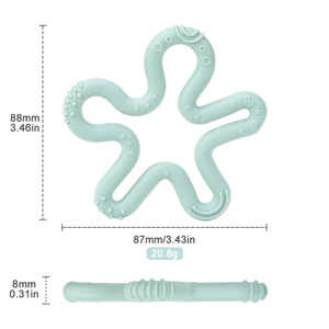 Mềm mại an toàn bé mọc răng đồ chơi <span class=keywords><strong>Silicone</strong></span> teethers BPA miễn phí San Hô Hình dạng bé teethers cho 0-6 6-12 tháng trẻ sơ sinh - Product Image 5