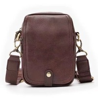 Tas Dada Kompak Pria Ukuran Kecil Ringan Tas Selempang untuk Ponsel Dompet Kartu Penggunaan Sehari-hari Luar Ruangan