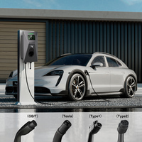 Nuevo Cargador de Vehículos Eléctricos CALION EV--C02A-US Universal Tipo 1 7.5/9.6kw Monofásico de Pared con Protección IP54, RFID/APP, Corriente Máxima de 50A