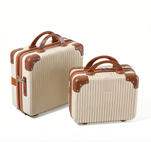 Maleta de Viaje Pequeña para Mujer, con Logotipo Personalizado, Mini Maleta de Maquillaje de 14 Pulgadas, Caja de Regalo, Caja de Empaque - Product Image 1