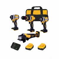 Kit de perceuse électrique sans fil portable 21V OEM en gros, avec batterie au lithium, pour matériaux métalliques, usage industriel et domestique