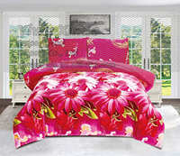 Lot de 3 couvertures Borrego à imprimé floral, en flanelle polaire, pour l'hiver, couvre-lit Sherpa Borrego, 3 pièces, taille King