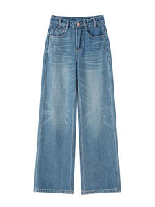 Jeans Hero Zero Carbon a Gamba Larga in Denim Ultra Morbido Primaverile <span class=keywords><strong>Turco</strong></span> con Effetto Graffiato Traspirante Snellente Dritto Lunghezza Pavimento - Product Image 6