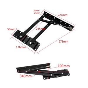 Modern Metal Lift up Coffee <b>Table</b> Desk Mechanism Pop up <b>Table</b> Soft Close Furniture Fittings for Home <b>Office</b> & Living Room - Product Image 5