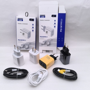 Bloc chargeur <span class=keywords><strong>USB</strong></span> <span class=keywords><strong>C</strong></span> double port <span class=keywords><strong>20W</strong></span> Adaptateur secteur PD Chargeur mural de type <span class=keywords><strong>C</strong></span> pour Samsung S23 S22 S24 16 15 Pro Max Produit électrique - Product Image 4