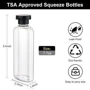 Custom PET <b>Plastic</b> Cosmetic Containers 75ml 100ml 150ml 200ml Empty Lotion Bottles Facial Cleanser <b>Packaging</b> - Product Image 2