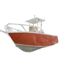 Console centrale de pêche en aluminium, 1 m/5m/17 pieds, bateau