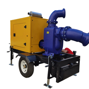 8 inch tự mồi động cơ diesel bơm thủy lợi, kiểm soát Lũ lụt và thoát nước Trailer bơm - Product Image 2